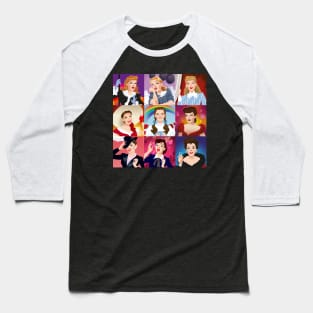 Faces of Judy Baseball T-Shirt